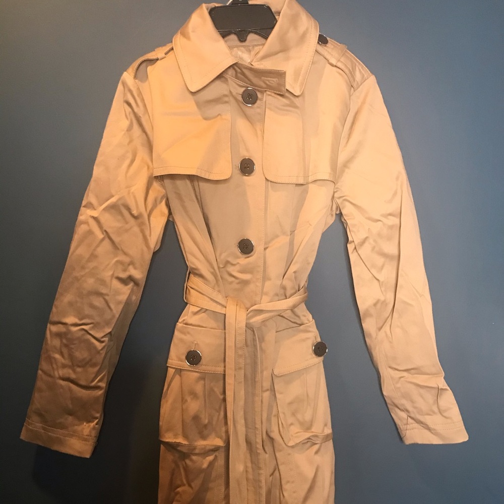 New York & Company Trench Coat Medium